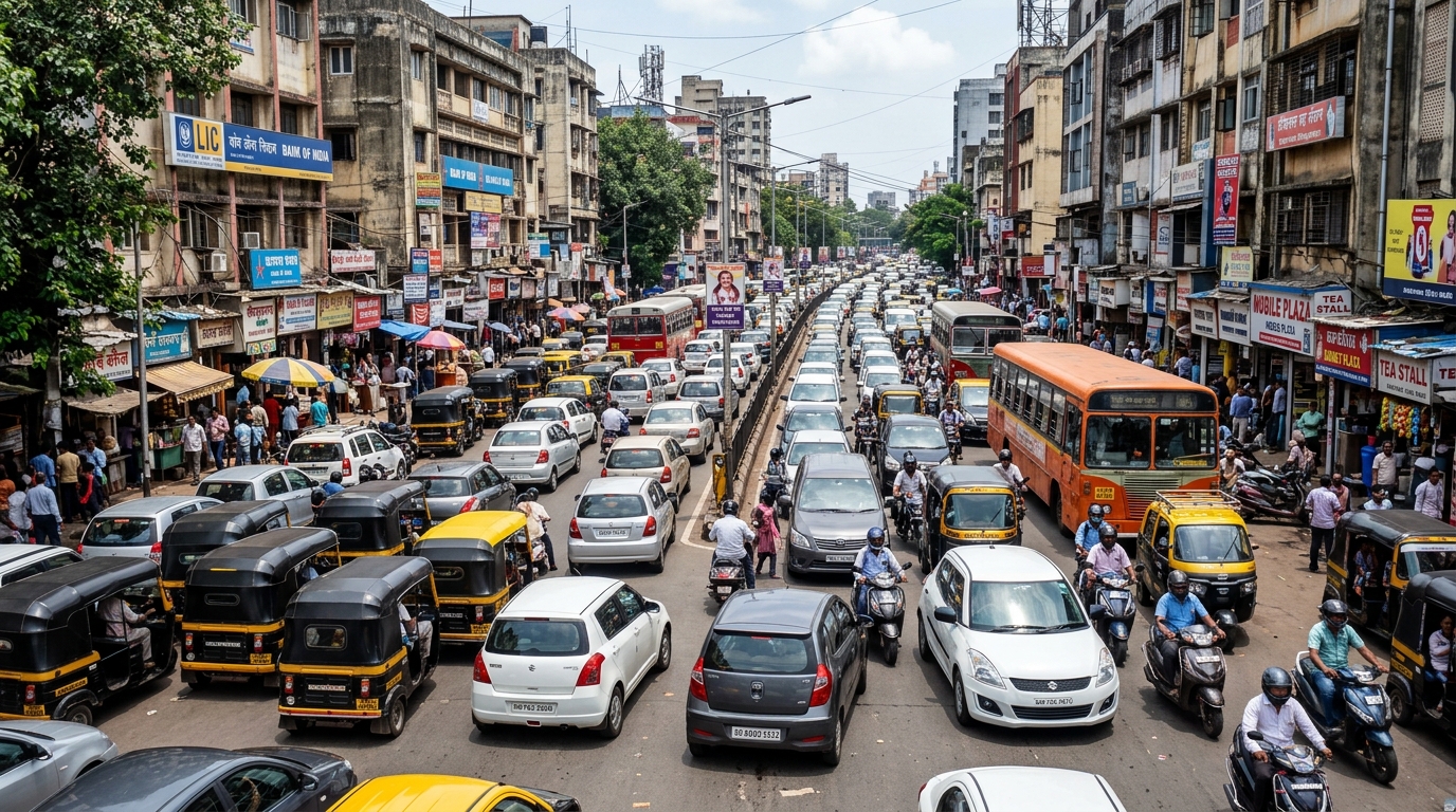 Mumbai Street Traffic and Urban Congestion