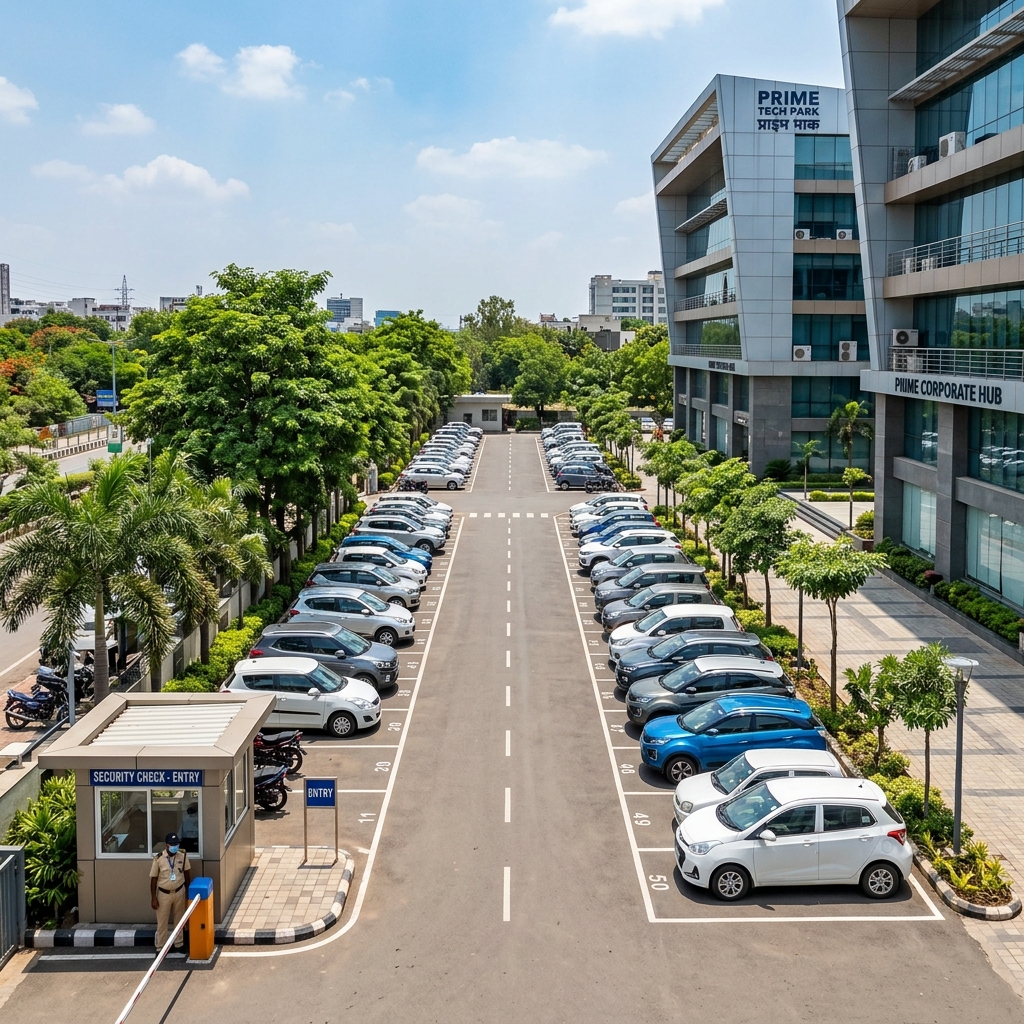 Gated parking in Koramangala 4th Block, Bangalore